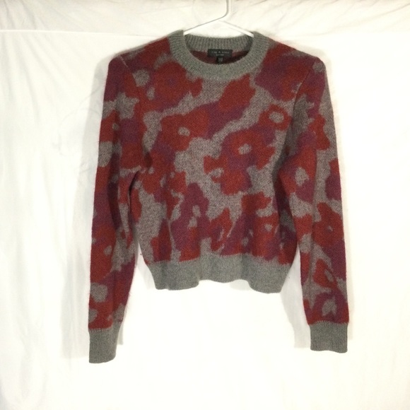 rag & bone Sweaters - Rag & Bone Leopard Print Mohair Sweater Size XXS